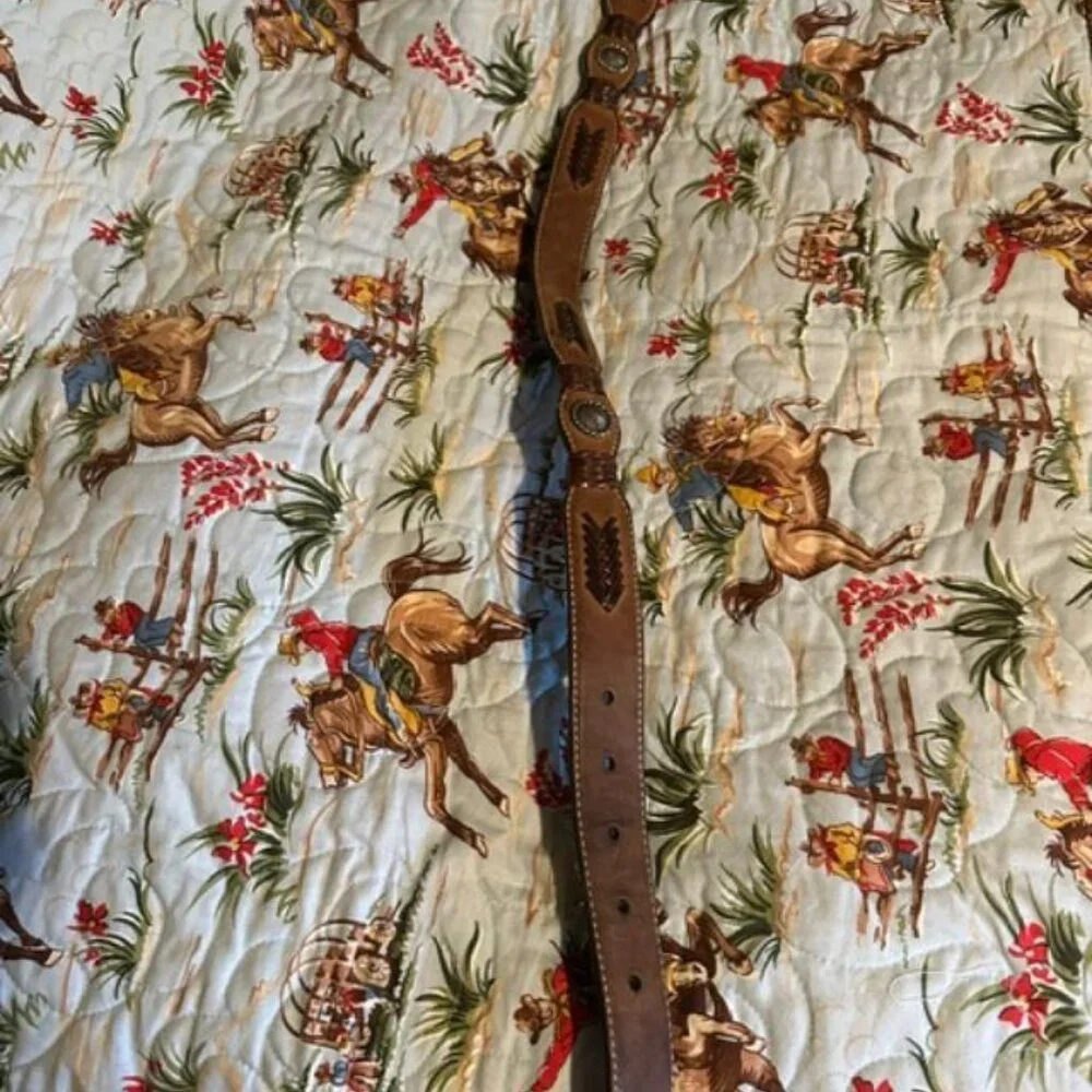 Leather Cowboy Belt for Boys